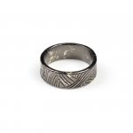 Bague Ghām̐sa Laiton plaqué Rhodium Noir